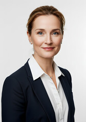 Confident Female Professional Portrait in Business Suit - Corporate Headshot for Executive, Leadership, and Career Success