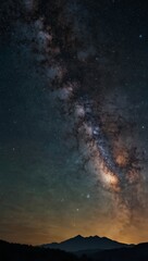 Obraz premium northern lights at night