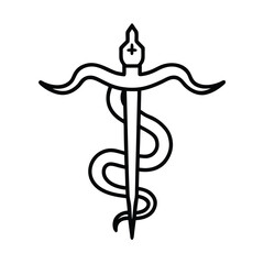 Leviathan Cross Infused into Serpents Tongue