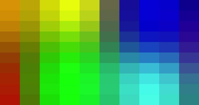Pixelated Color Gradient Abstract Background