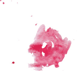 pink paint splashes watercolor