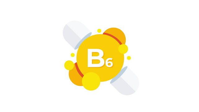 Vitamin B6 supplement promoting health benefits