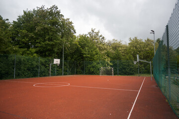 Playground for games and entertainment, sports and recreation.
