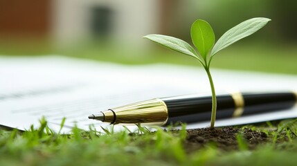 Visualize a portfolio of investments in environmentally friendly companies for sustainable growth