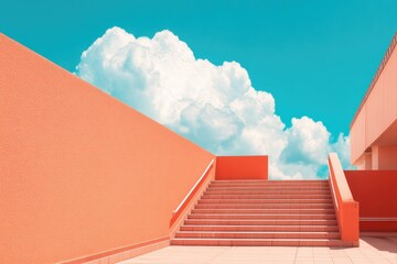 Ascending Steps Towards Heavenly White Clouds