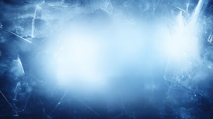 Fototapeta premium Serene Blue Abstract Luminescence Creates Calm Visuals