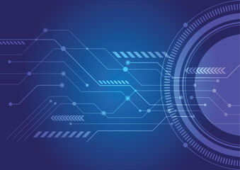 This seamless vector graphic concept visualizes a futuristic world network, capturing the interconnectedness of humanity through space, technology, and artificial intelligence.