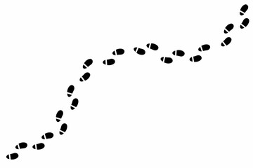 Icon of human shoes steps, human steps silhouette, Footsteps, shoes footprints, Human steps,shoe footprints, illustration of human shoe prints
