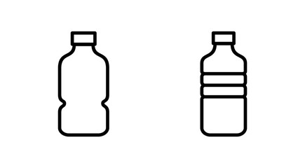 Bottle icon vector. bottle sign and symbol