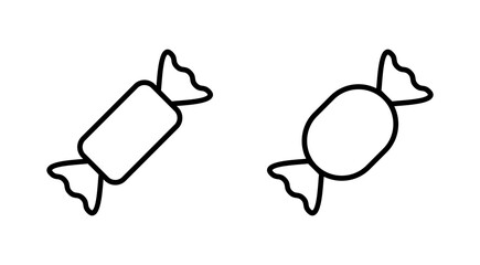 Candy icon vector. candy sign and symbol.