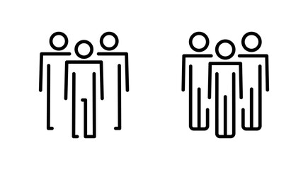 people icon vector. person sign and symbol. User Icon vector