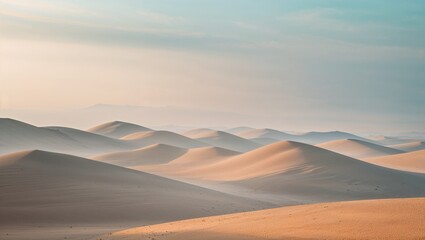 Desert Erg Dunes In Warmtoned Highcontrast Photograph