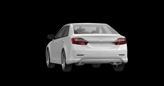 3d Cars On Alpha Channel and Loop Animation	
