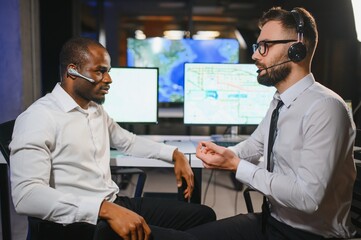 Center of dispatching maintenance. Logistics and navigation management in freight transportation