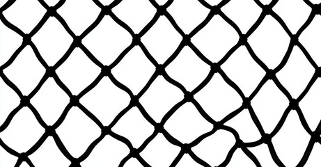 Naklejka premium The potential of rhomb-shaped steel mesh for diverse industrial uses is demonstrated through a 3D illustration isolated on a transparent background, emphasizing its strength and versatility