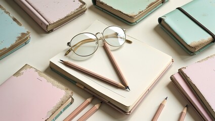 Office Supply Store With Soft Warm Pastels