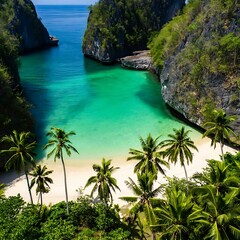tropical beach in thailand