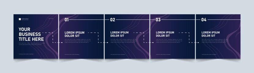 Editable Minimal Corporate Social Media Carousel Template. Microblog Carousel Template For Social Media Post. carousel slide background Layout for Instagram & LinkedIn.