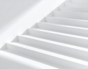 Obraz premium Simple Minimalist Liminal Space White Room Negative Space