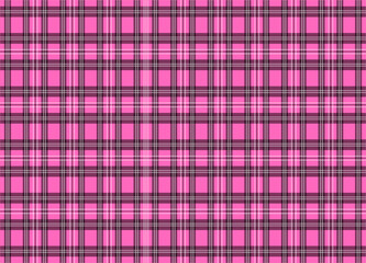 Classic Pink Tartan Plaid Seamless Pattern