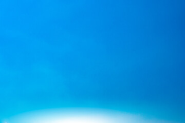 Panorama of cloud clear sky background for summer vacation concept at ocean and summer sea water with sunlight of beautiful cloudy	