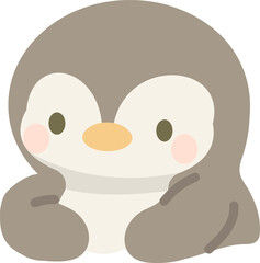 Illustration of a Cute Penguin cartoon