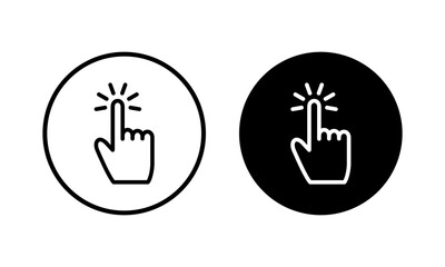 Hand cursor icon vector illustration. cursor sign and symbol. hand cursor icon clik
