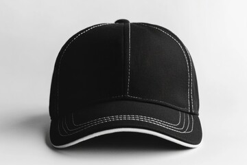 Black baseball cap