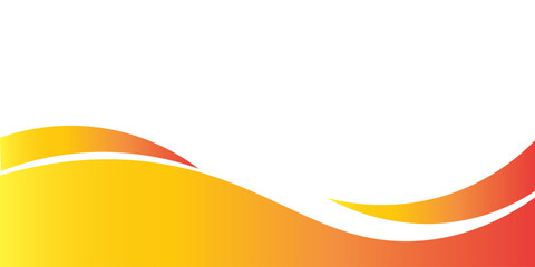 Abstract orange banner background. Graphic design banner pattern background template with vector dynamic curve shapes.