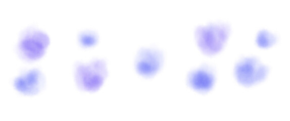 紫色のかわいいドット柄あしらいイラスト