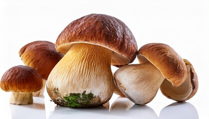 Fototapeta premium boletus mushroom isolated on white background