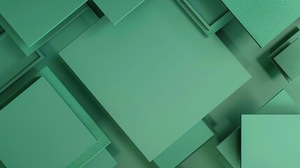 Green modern - sense blank design material