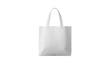 Blank white tote bag