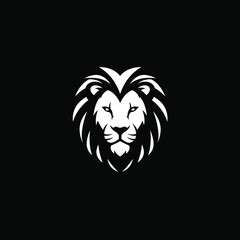 Lion - Minimalist Design and Flat Logo - Vector illustration 