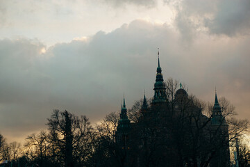 Low angle view of famous building