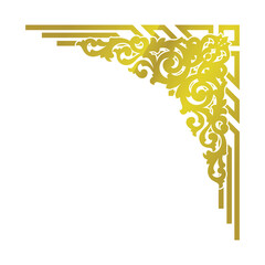 gold corner decorative.eps