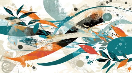 Abstract Art: A Blend of Nature and Modernity