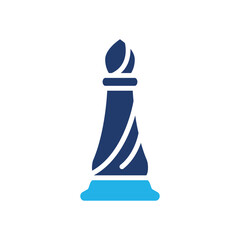 bishop chess colored icon vector design good for web or mobile app