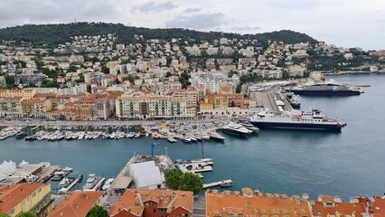 Panoramic View of Nice from Castle Hill