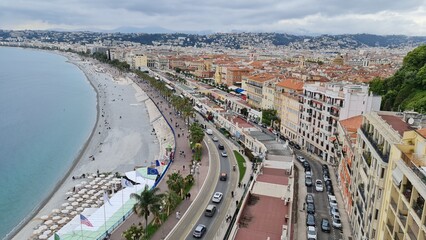 Panoramic View of Nice from Castle Hill