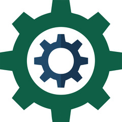gear icon vector illustration