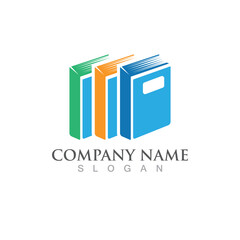 Book read logo and symbol vector image
