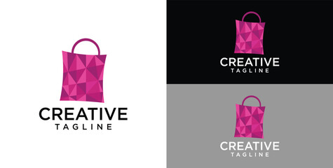 Online Shop Logo designs Template, Vector illustration,