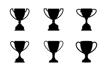 Trophy vector collection awards and achievement icons