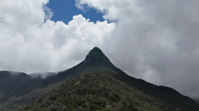 Sri Pada / Adam's Peak Aerial View
