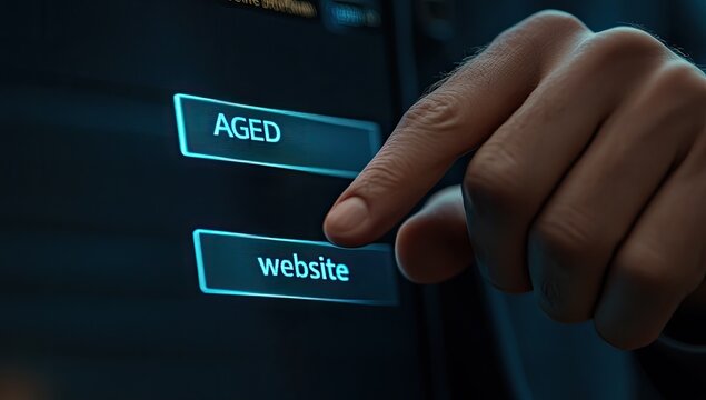 Selecting "website" option