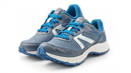 a Pair of Sport Shoes isolated on White Background