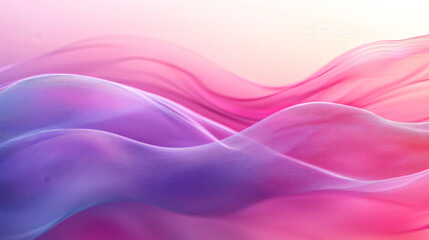 Obraz premium Abstract flowing fabric design in vibrant pinks and purples