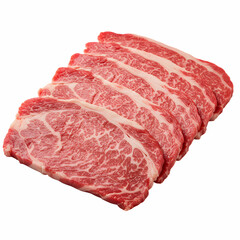 Fototapeta premium Wagyu Steak Slices Premium Beef Image