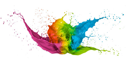 Color Splash Explosion - Rainbow

